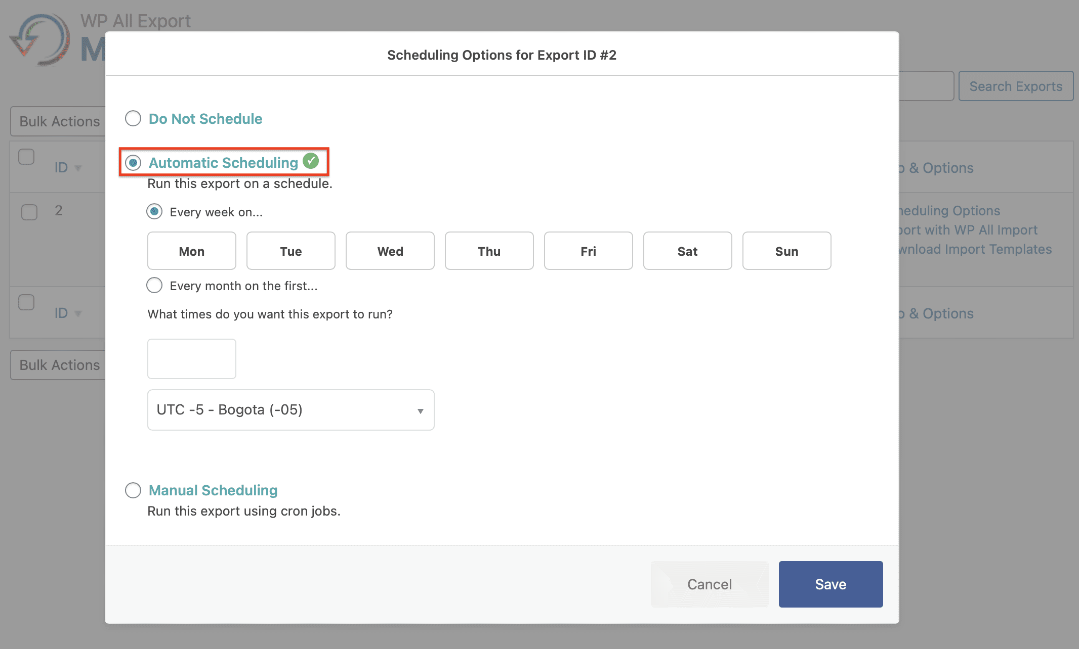 Run WordPress Import on a Schedule - WP All Import