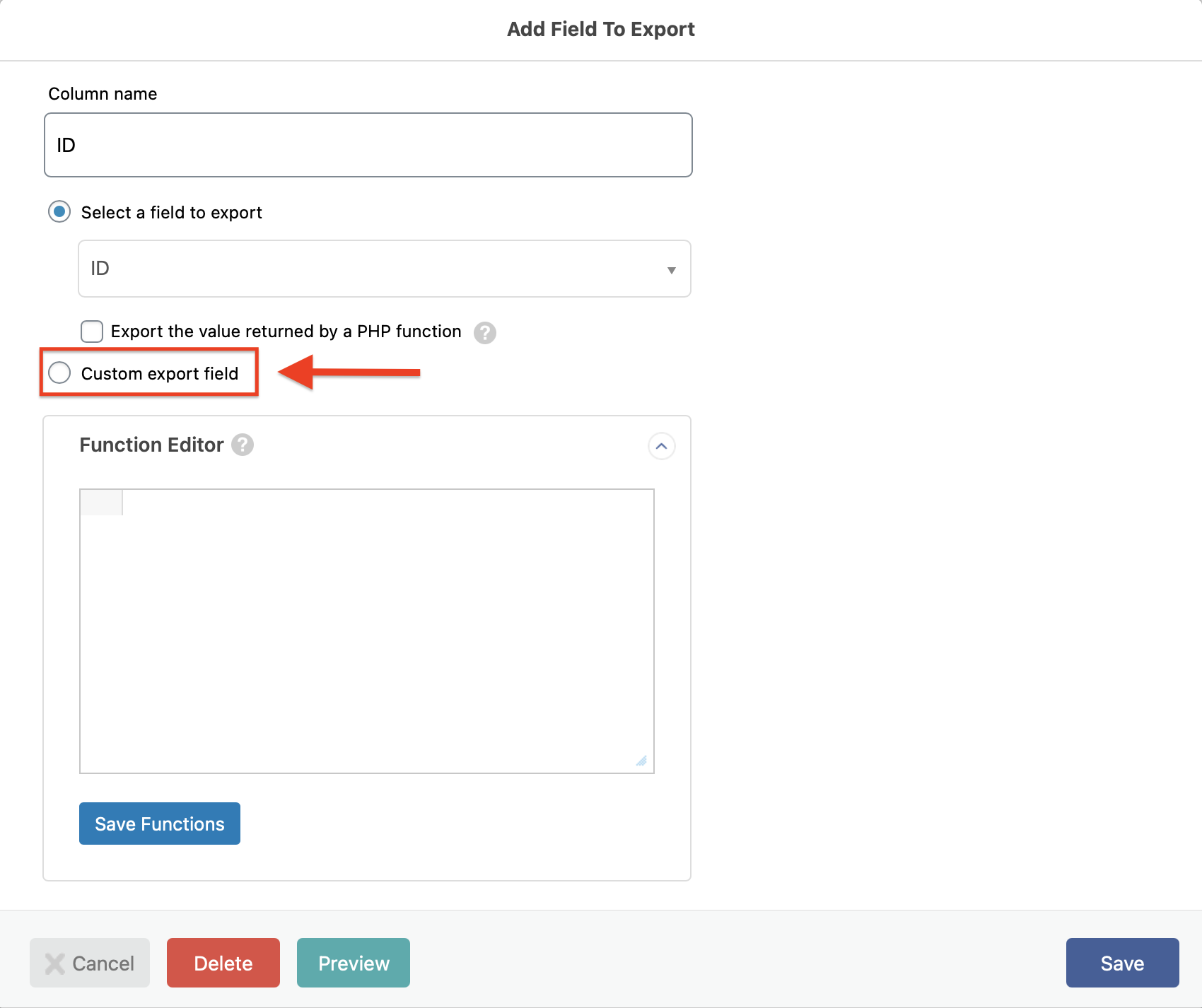 Combine and Process Multiple Data Elements into a Custom Export Field
