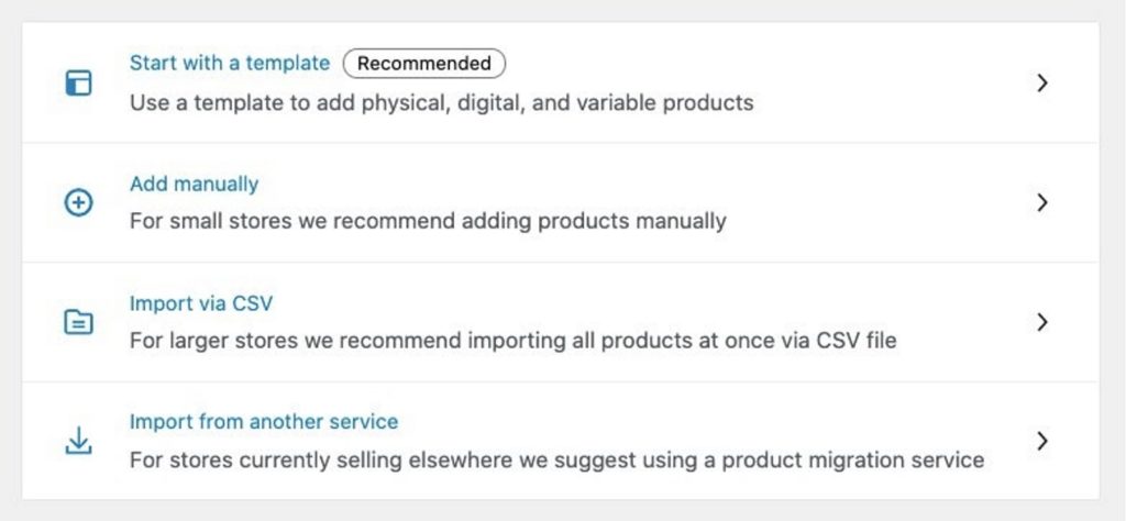 WooCommerce Store Adding Products