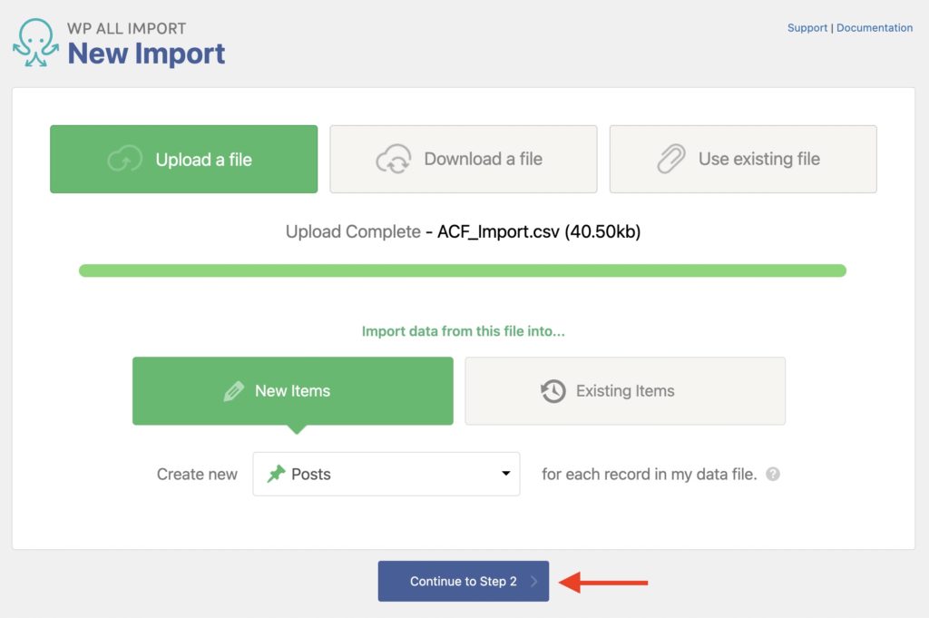 Import Advanced Custom Fields From CSV File