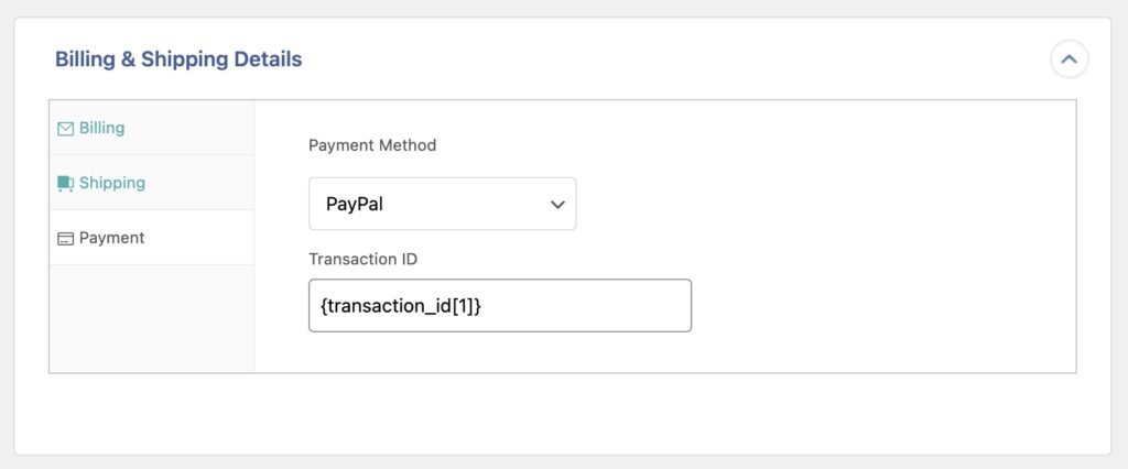 Import WooCommerce Orders Payment Details