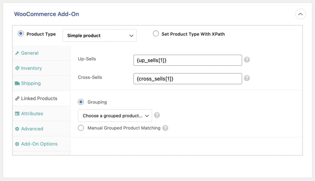 Import WooCommerce Products Linked Products Tab