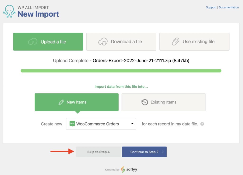 Migrate WooCommerce Orders New Import