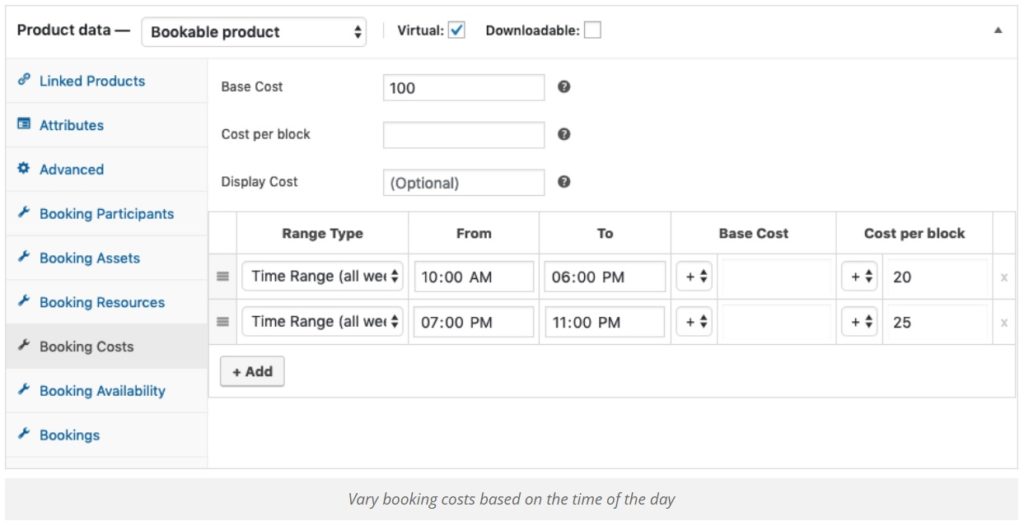 Bookings Pricing by Time of Day