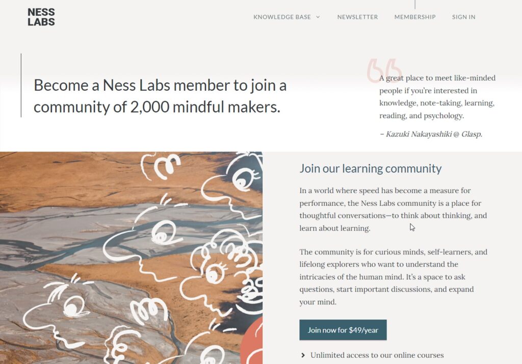 Ness Labs Paid Membership