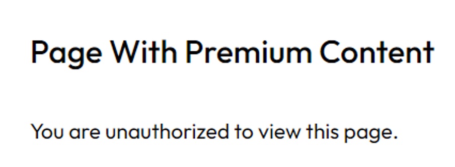 WordPress Paid Membership Premium Content Message