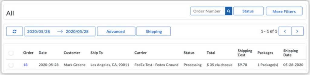 WooCommerce Shipping Services Orders Dashboard