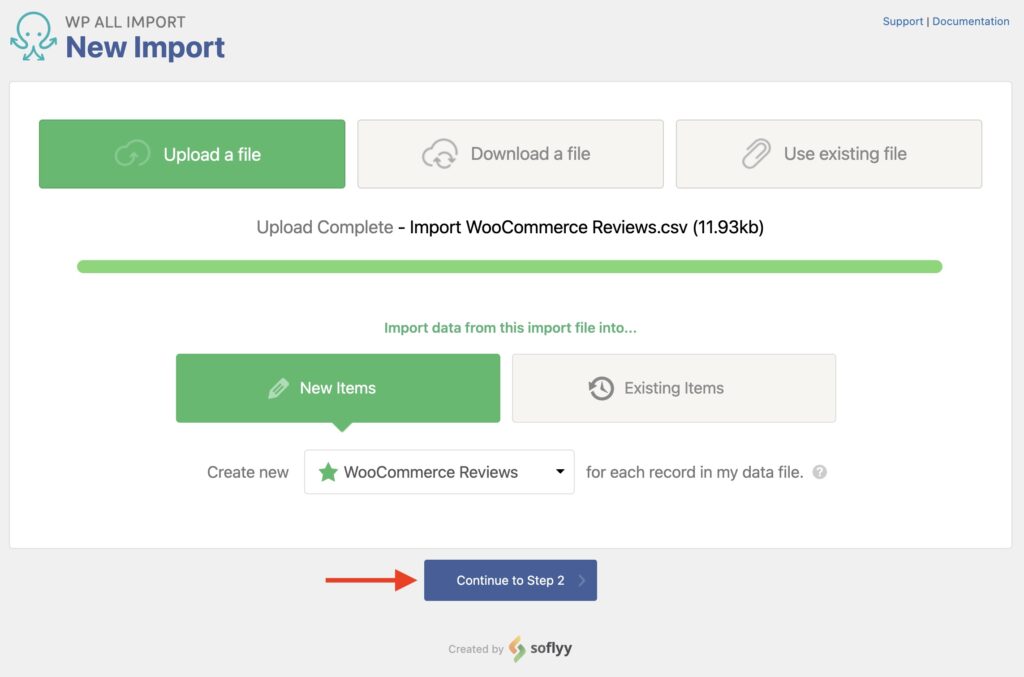 Import Reviews to WooCommerce New Import