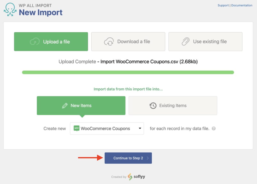 Import WooCommerce Coupons Create New Coupons Import