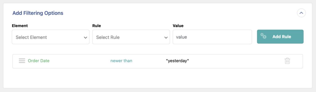 Export WooCommerce Data Add Filtering Options