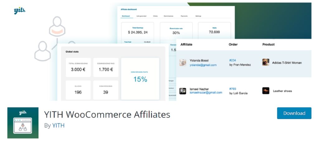 Best WooCommerce Affiliate Plugins YITH