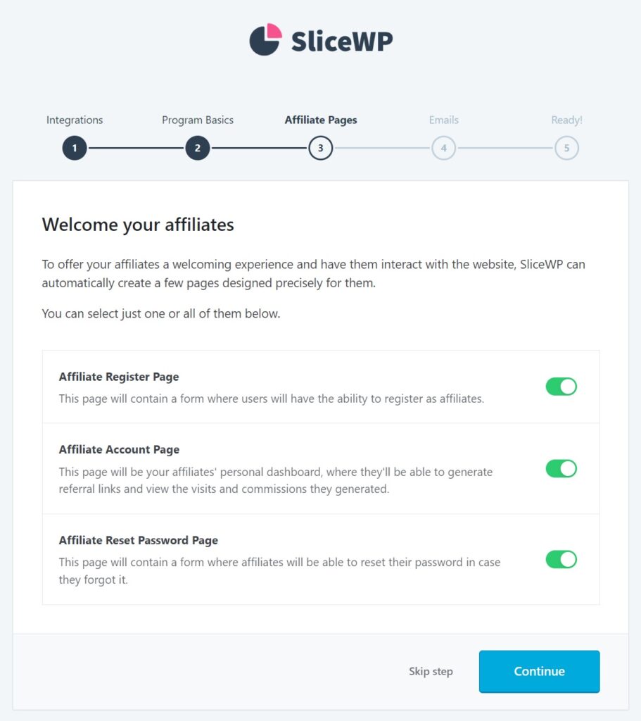 SliceWP Affiliate Pages