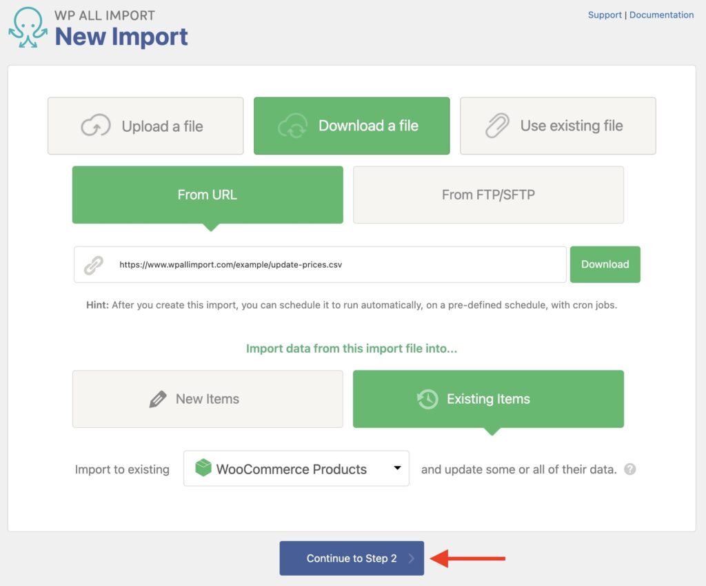 Updating Prices Create New Import