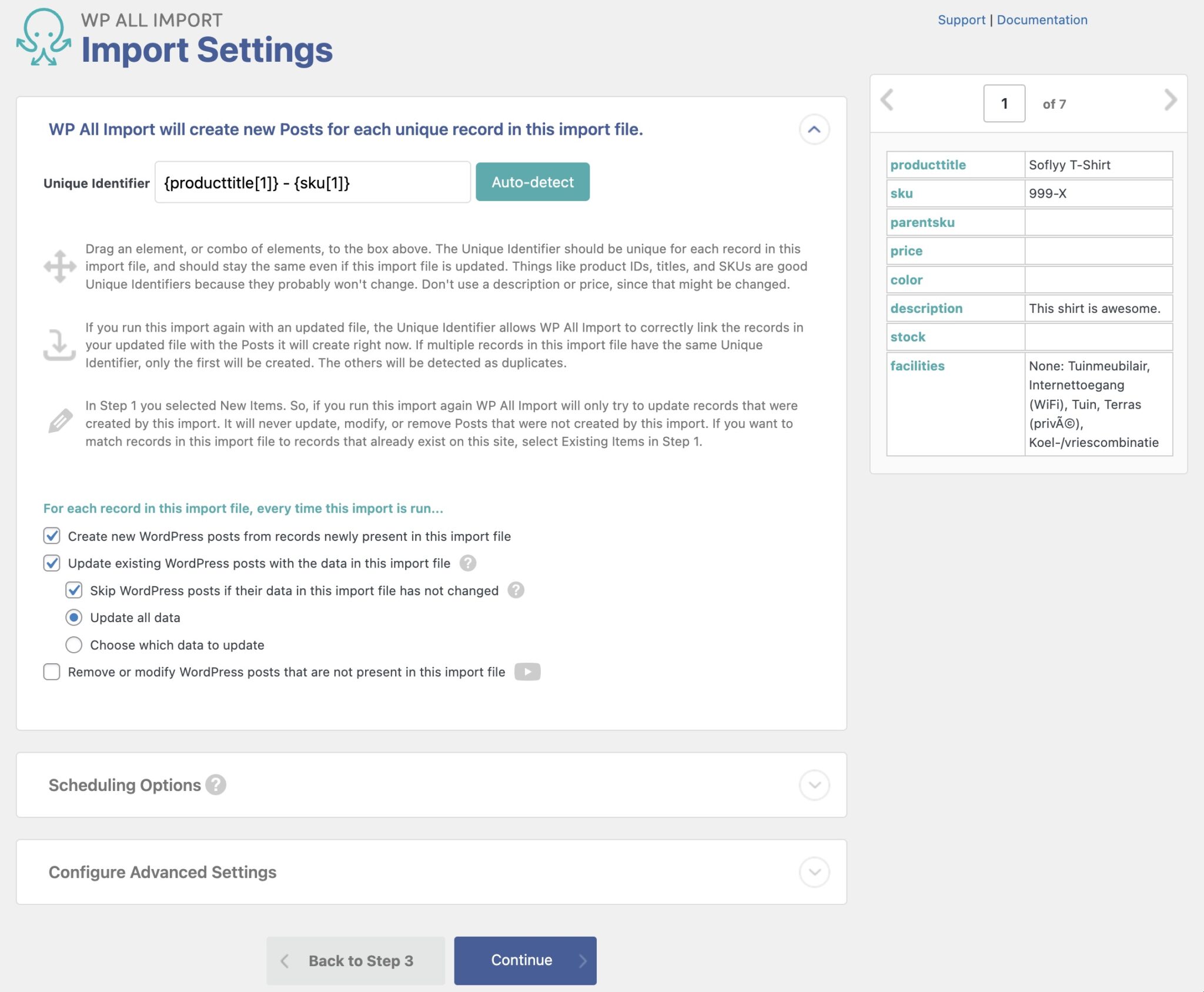 Define Unique Identifier Correctly WP All Import