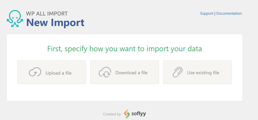 New Import WP All Import