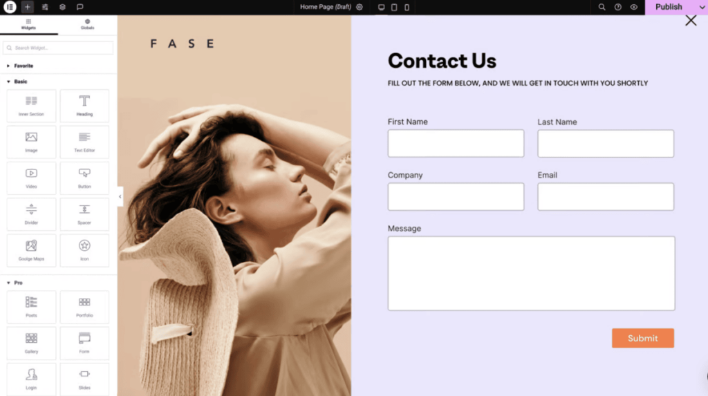 elementor form builder