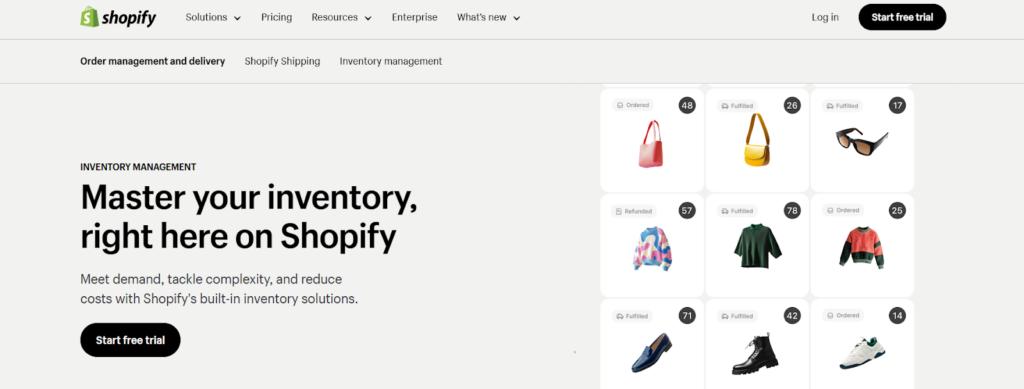 Shopify inventory management