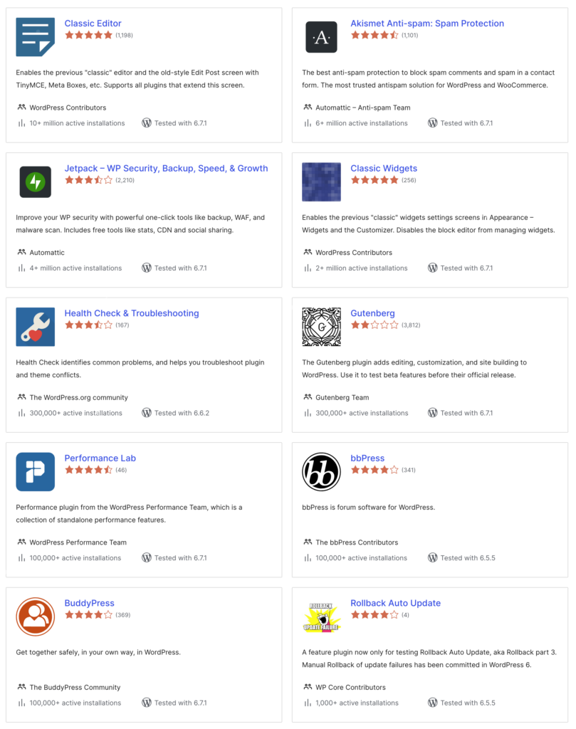 WordPress.org Plugins