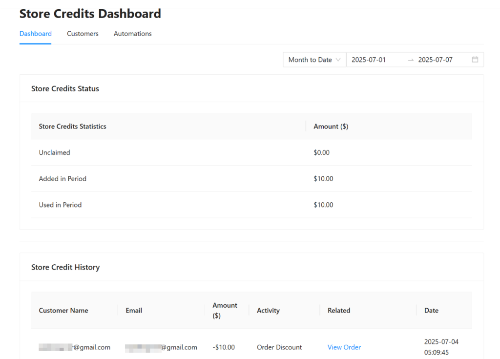 Store Credit system in Advanced Coupon plugin'