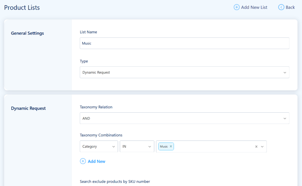 product list in acoweb dynamic pricing plugin