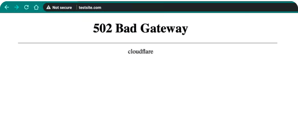 WordPress 502 Bad Gateway Error