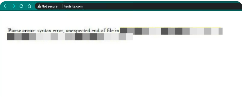 WordPress “Parse Error: Syntax Error, Unexpected"