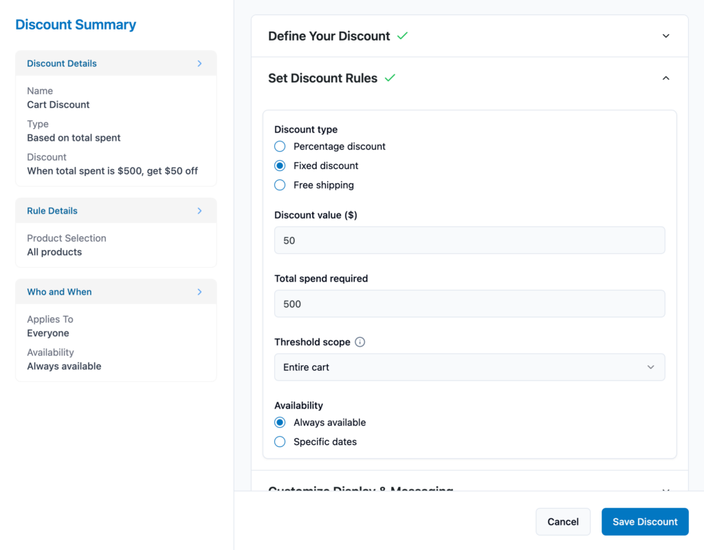 elevated-discount-rules-settings-for-discount-rules