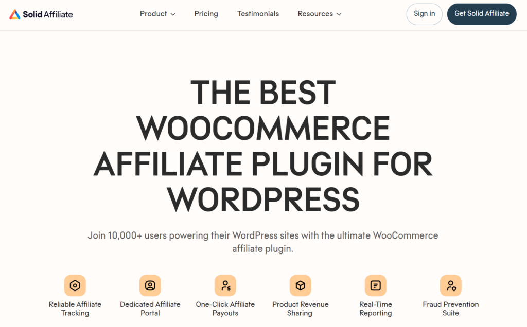 Solid Affiliate Plugin