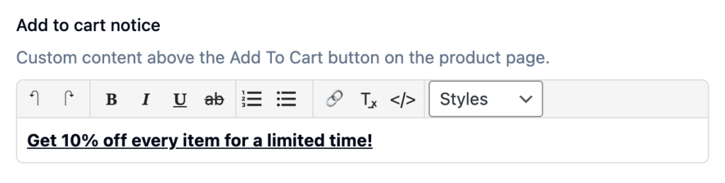 elevated-discount-rules-cart-notice-configuration