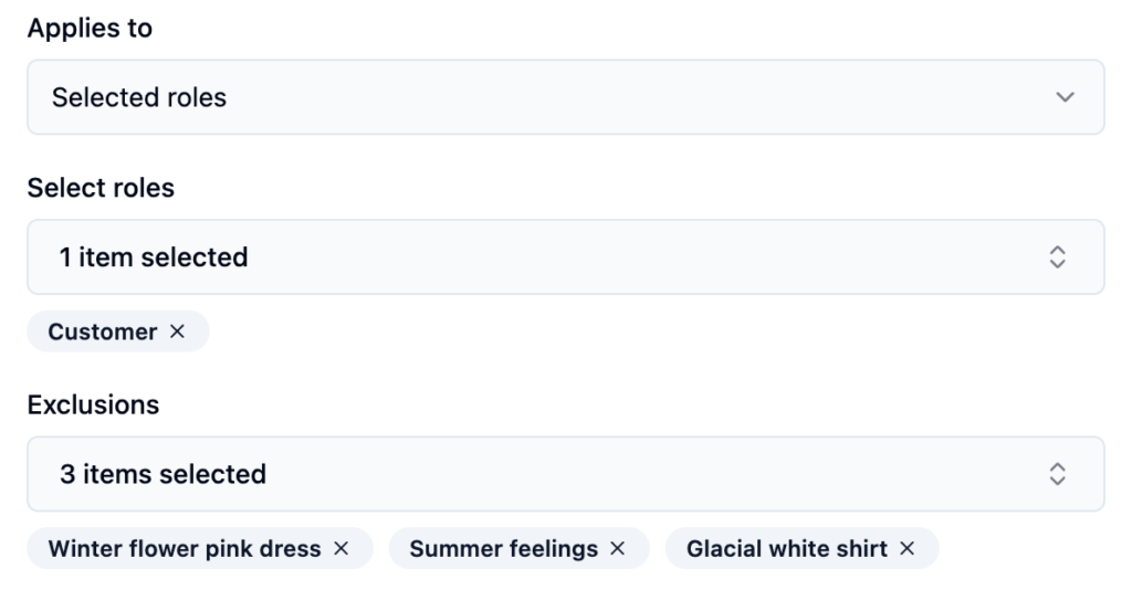 elevated-discount-rules-exclusions-filter