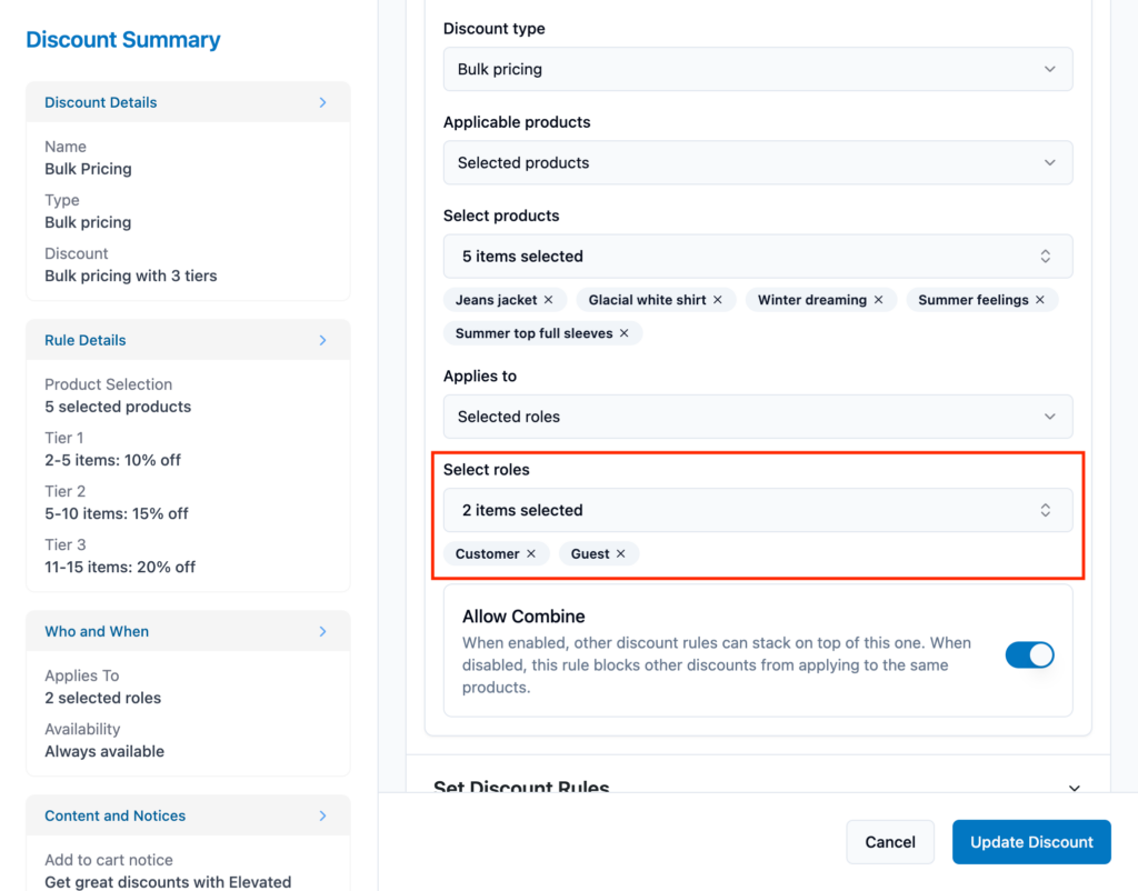 elevated-discount-rules-user-role-discount-settings
