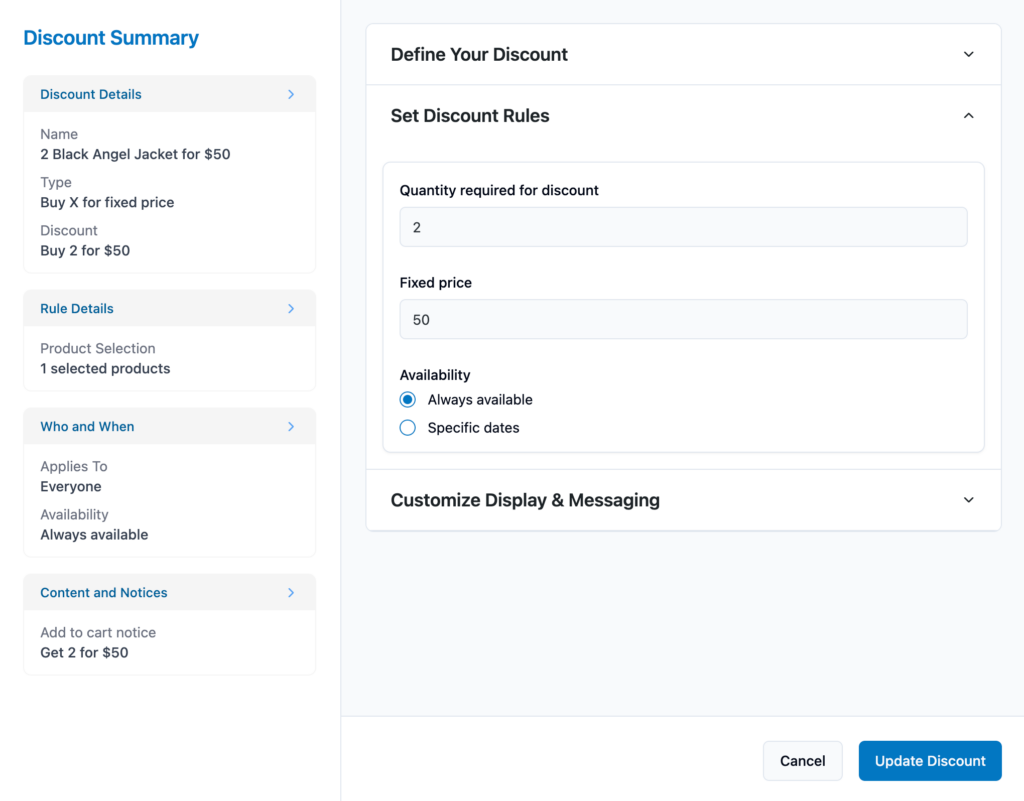 elevated-discount-rules-discount-configuration-settings