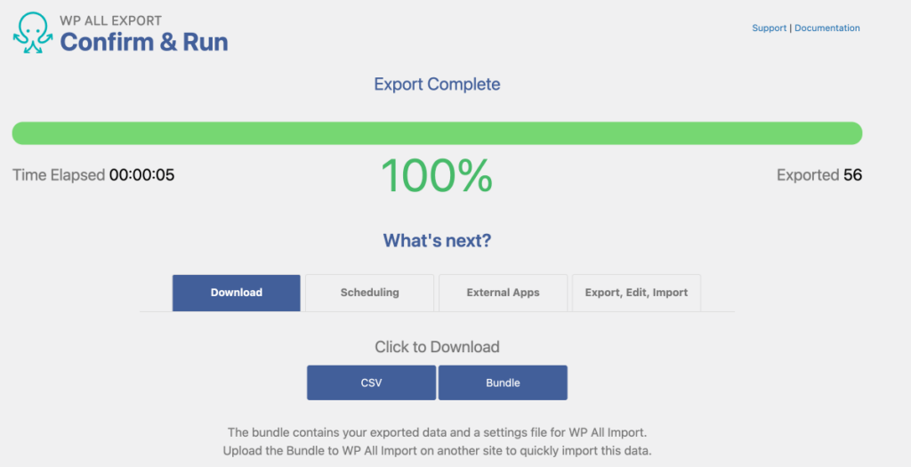 Download your refund orders CSV file