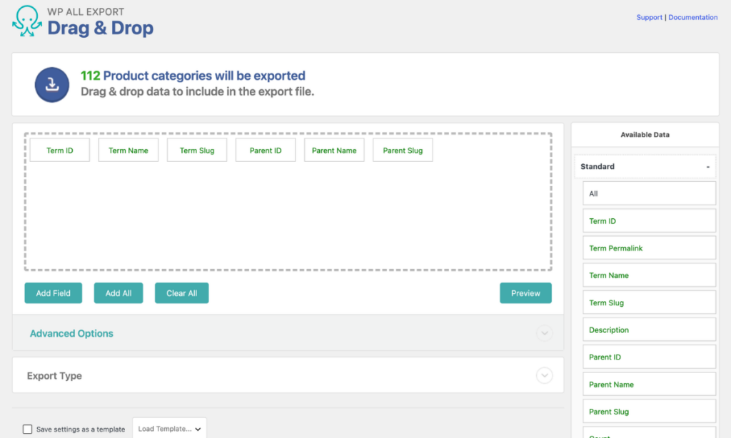 wp-all-export-woocommerce-product-categories-data-mapping