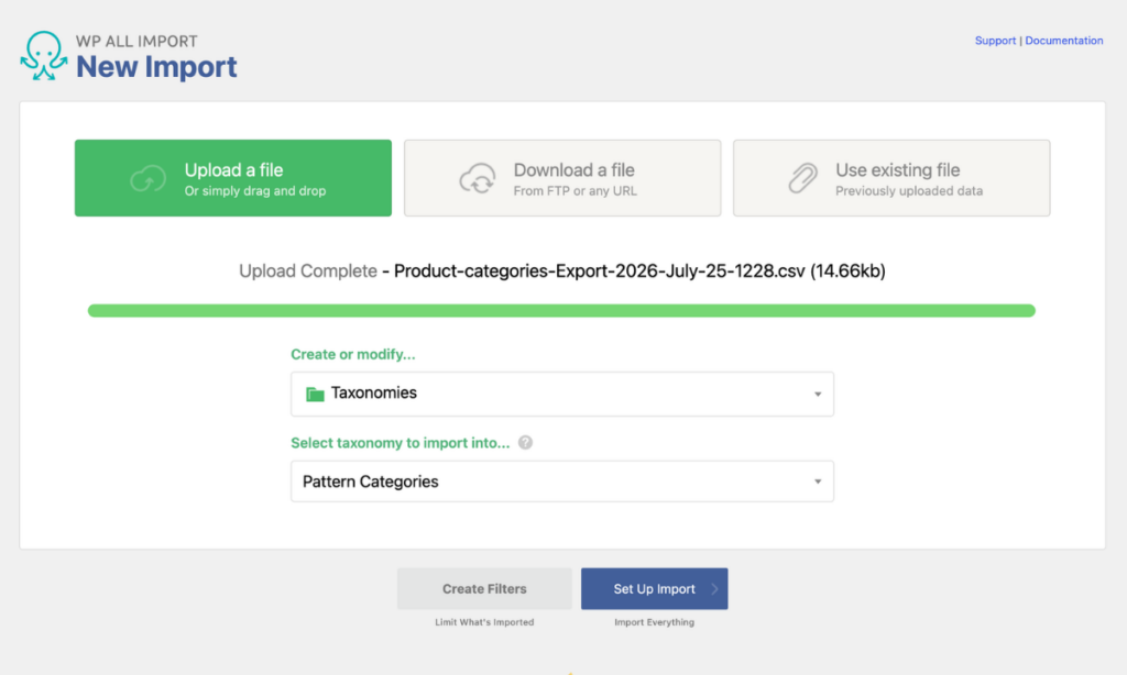 wp-all-import-woocommerce-product-categories-new-import