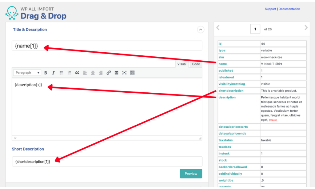 wp-all-import-woocommerce-products-data-mapping