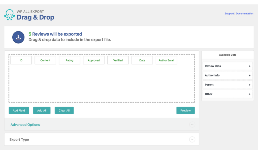 wp-all-export-woocommerce-product-reviews-data-selection-for-export