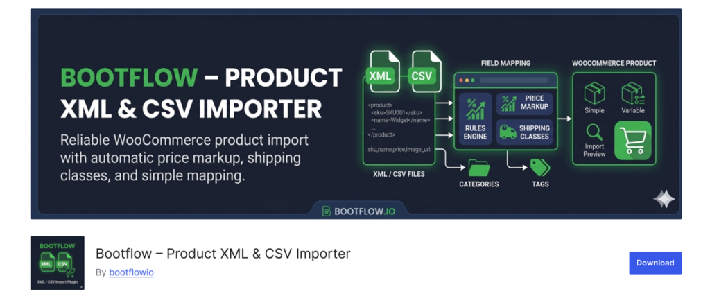 Bootflow Product Import