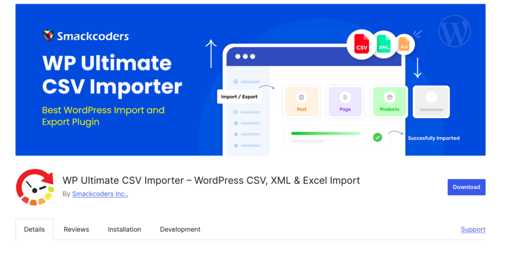 WP Ultimate CSV Importer plugin